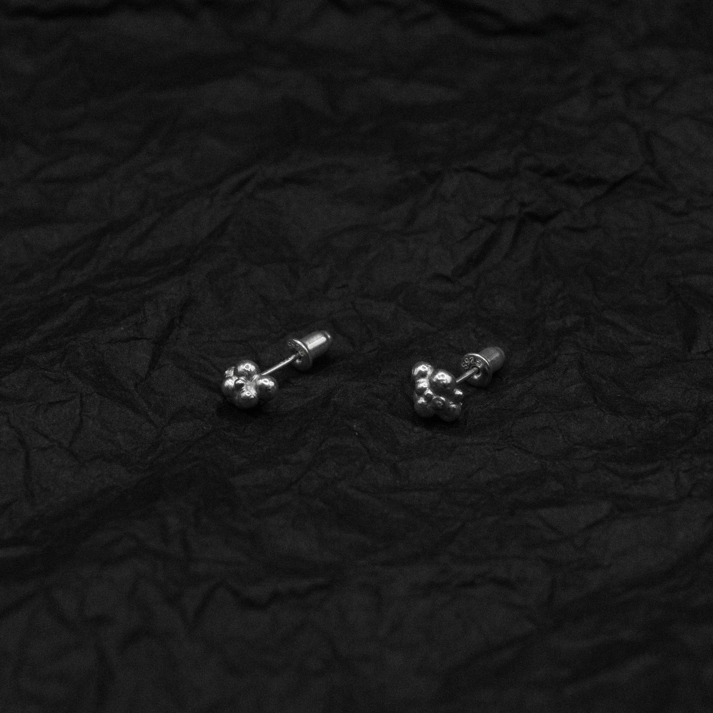 纍 𝘍𝘳𝘶𝘪𝘵𝘧𝘶𝘭|《團》耳飾 - 純銀