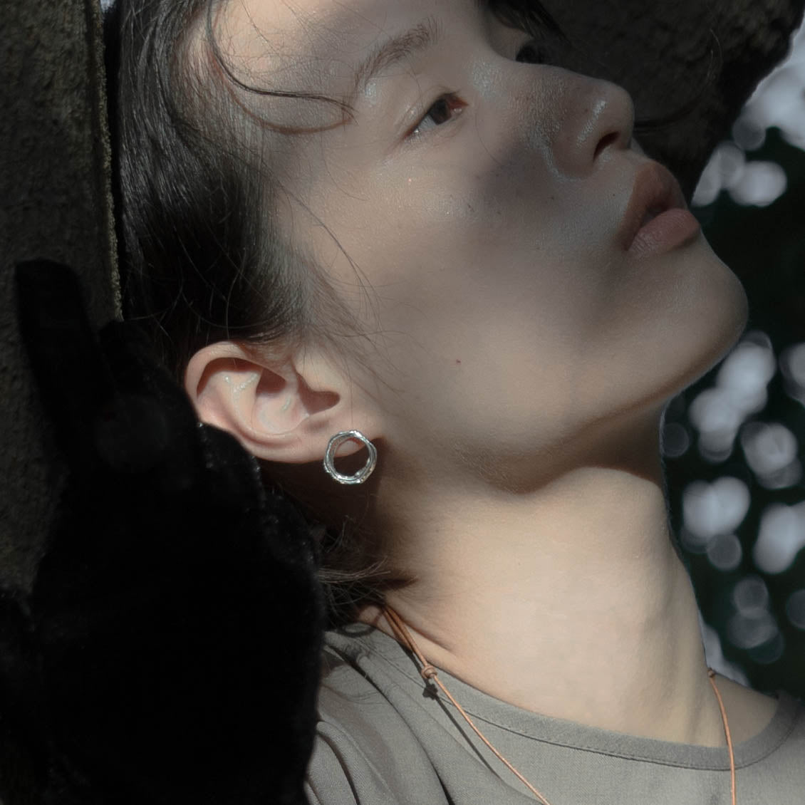 輪 𝘈𝘨𝘦｜《環》樹環耳飾 - 純銀