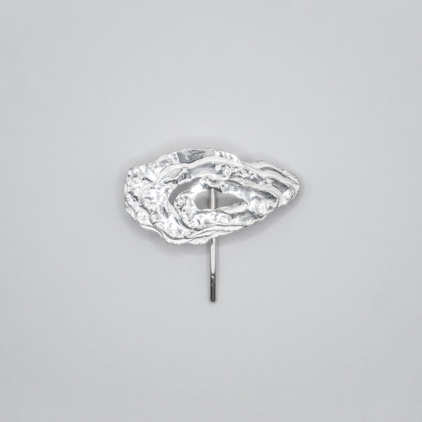 Deposit 𝘚𝘦𝘥𝘪𝘮𝘦𝘯𝘵𝘢𝘳𝘺｜"Pan" Ponytail Buckle - Sterling Silver