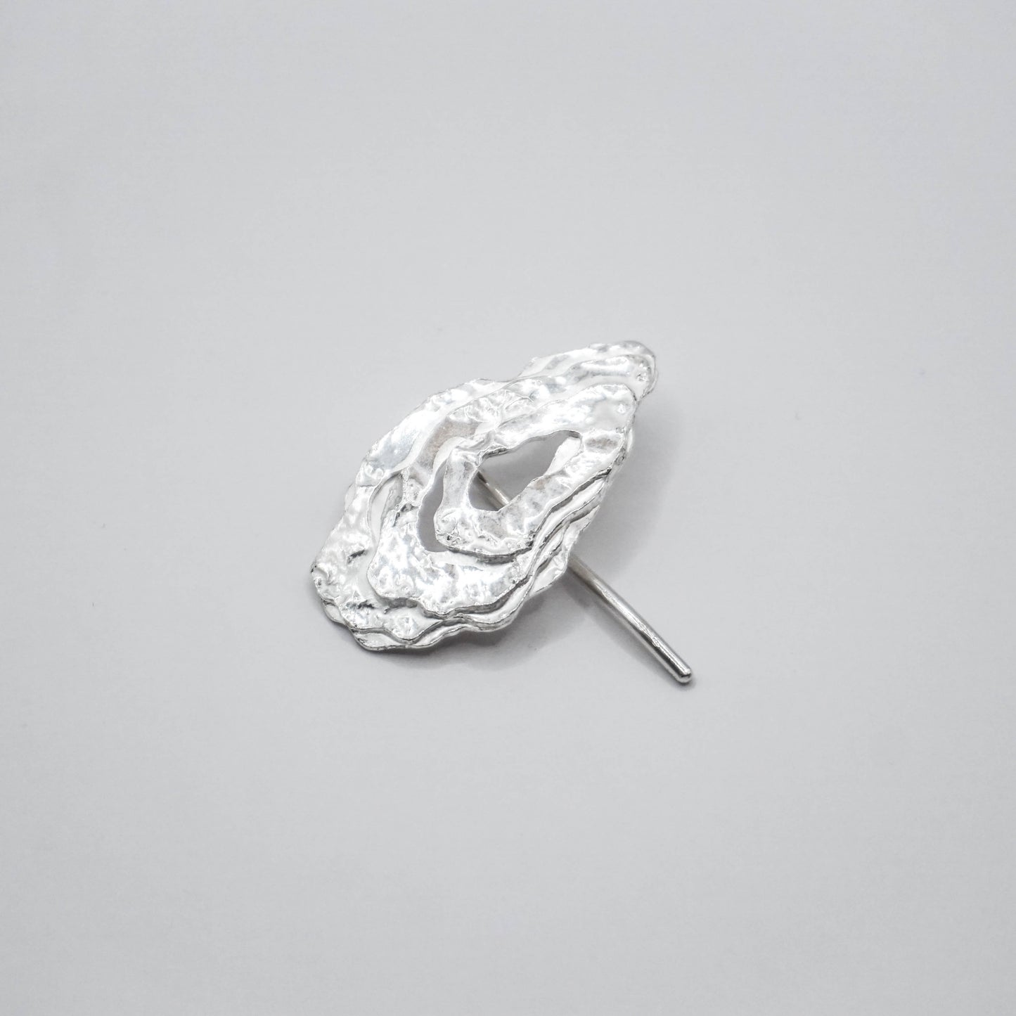 Deposit 𝘚𝘦𝘥𝘪𝘮𝘦𝘯𝘵𝘢𝘳𝘺｜"Pan" Ponytail Buckle - Sterling Silver